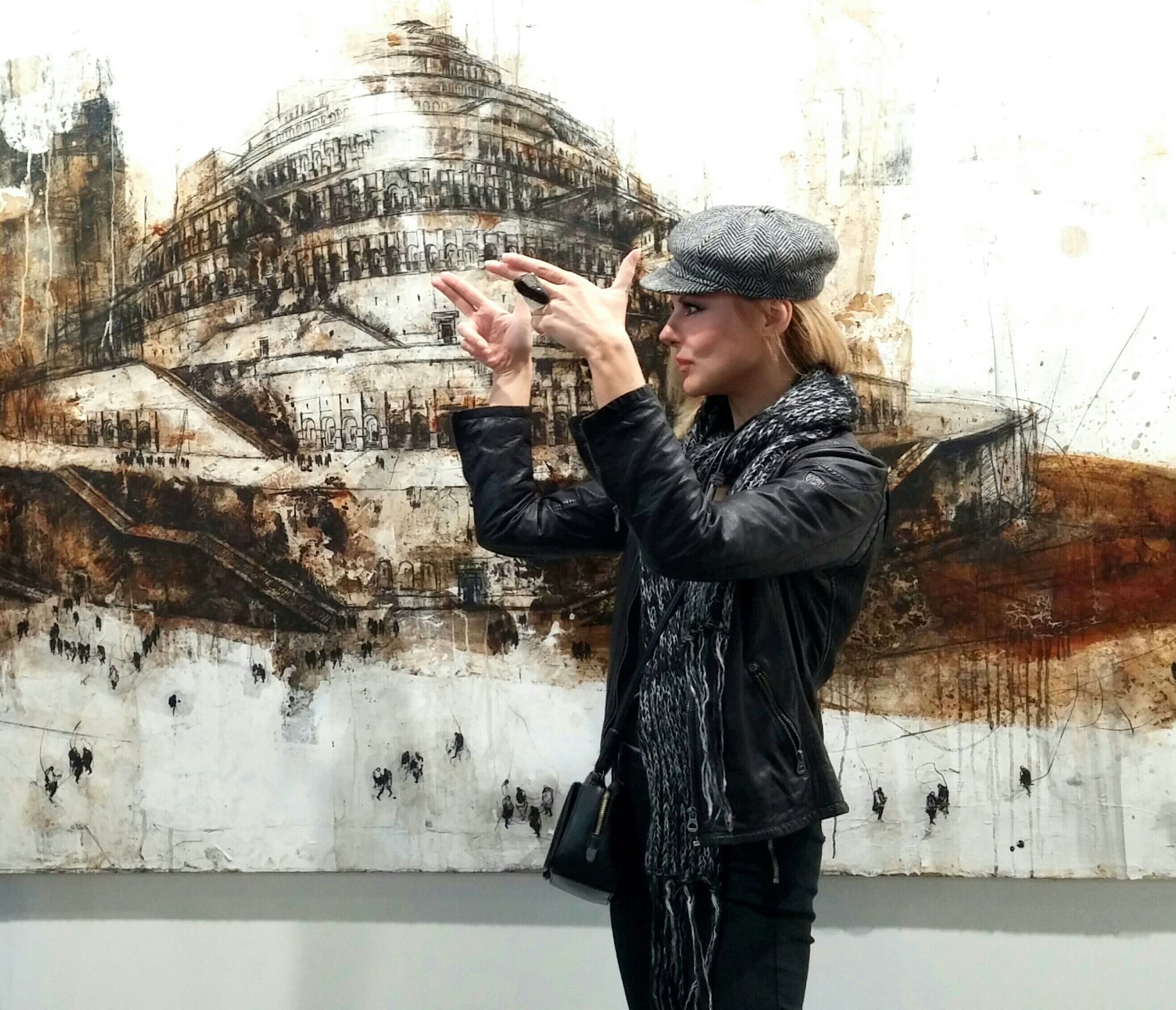 Romi With The Tower of Babel @ Tempelhof Airport Art Week-Berlin