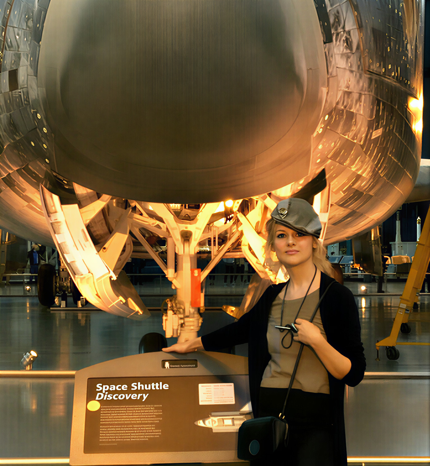 Romi With Space Shuttle Discovery 1