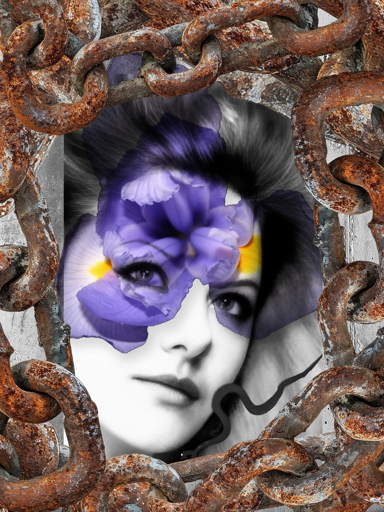 Romi With Iris & Rusty Chains