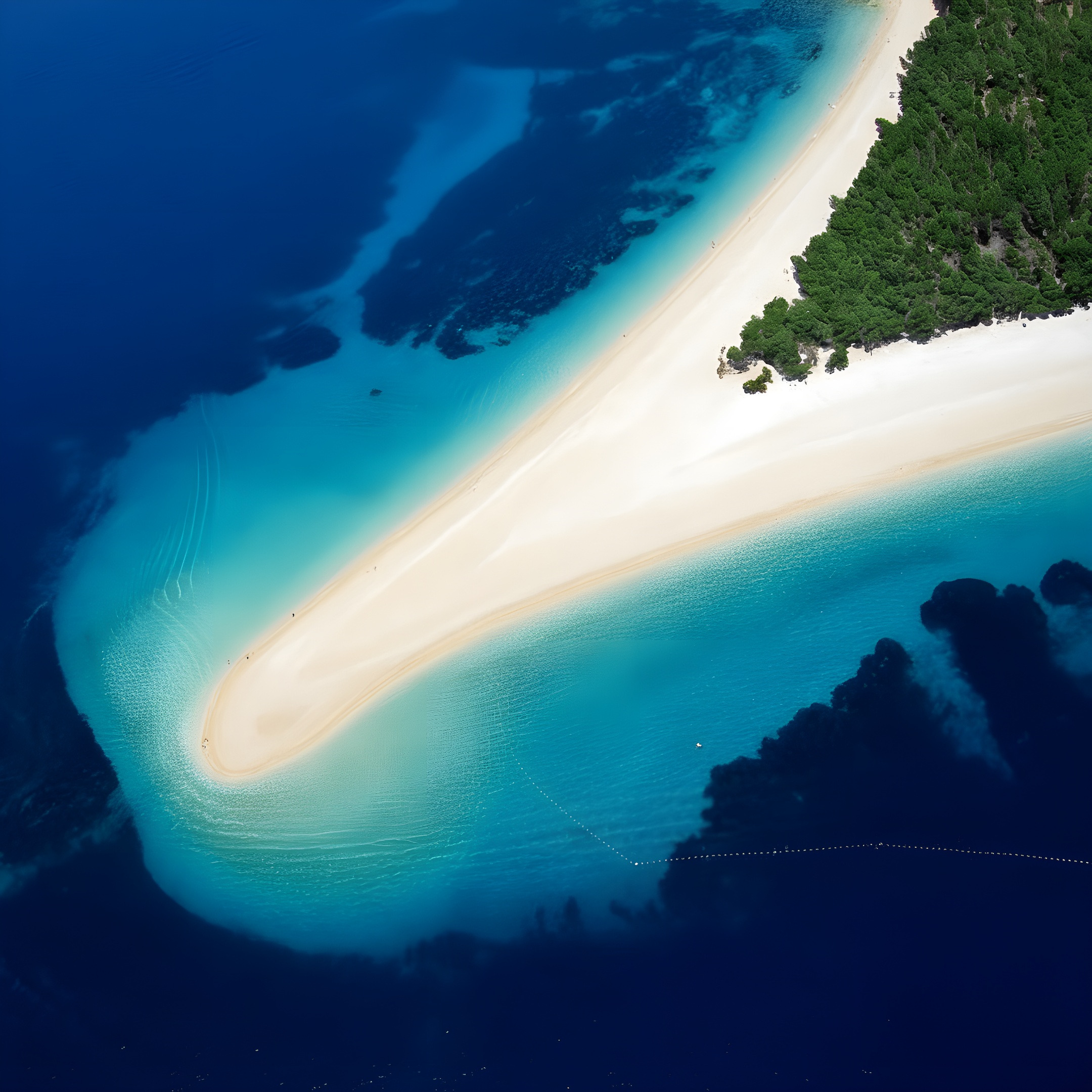 Zlatni Rat or Golden Horn Beach-Bol