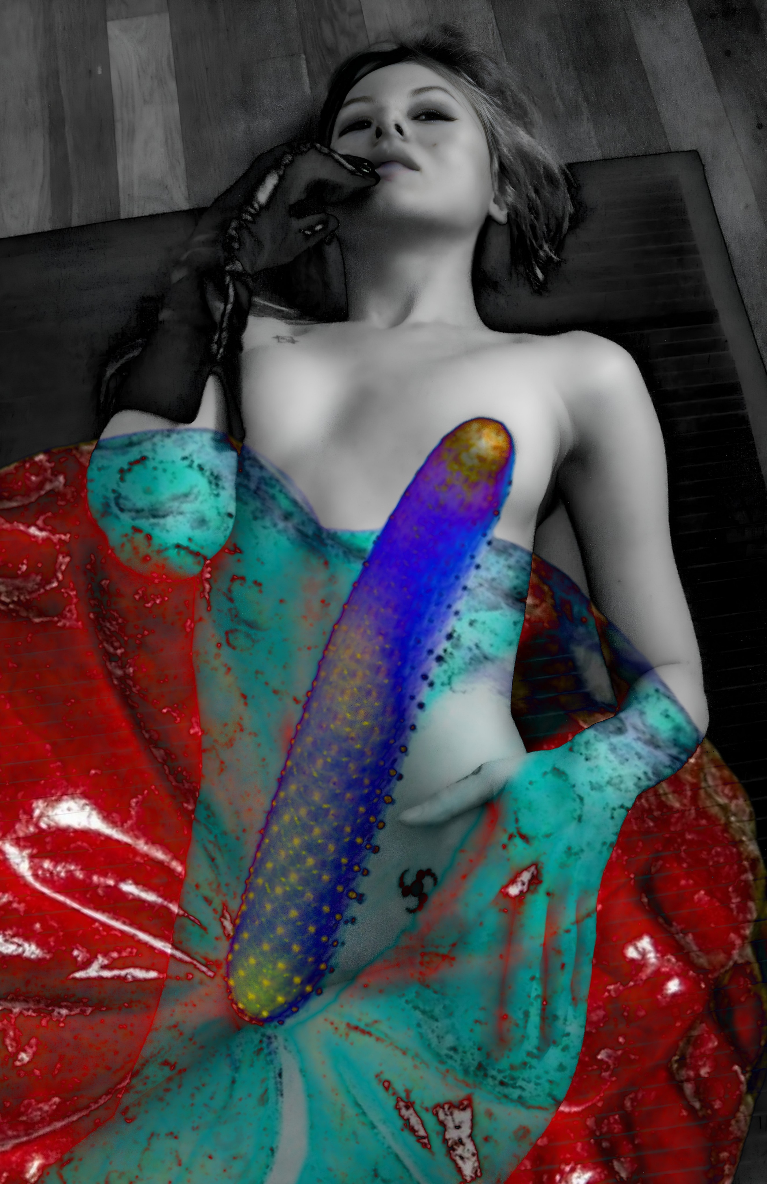 Romi With Flamingo Flower