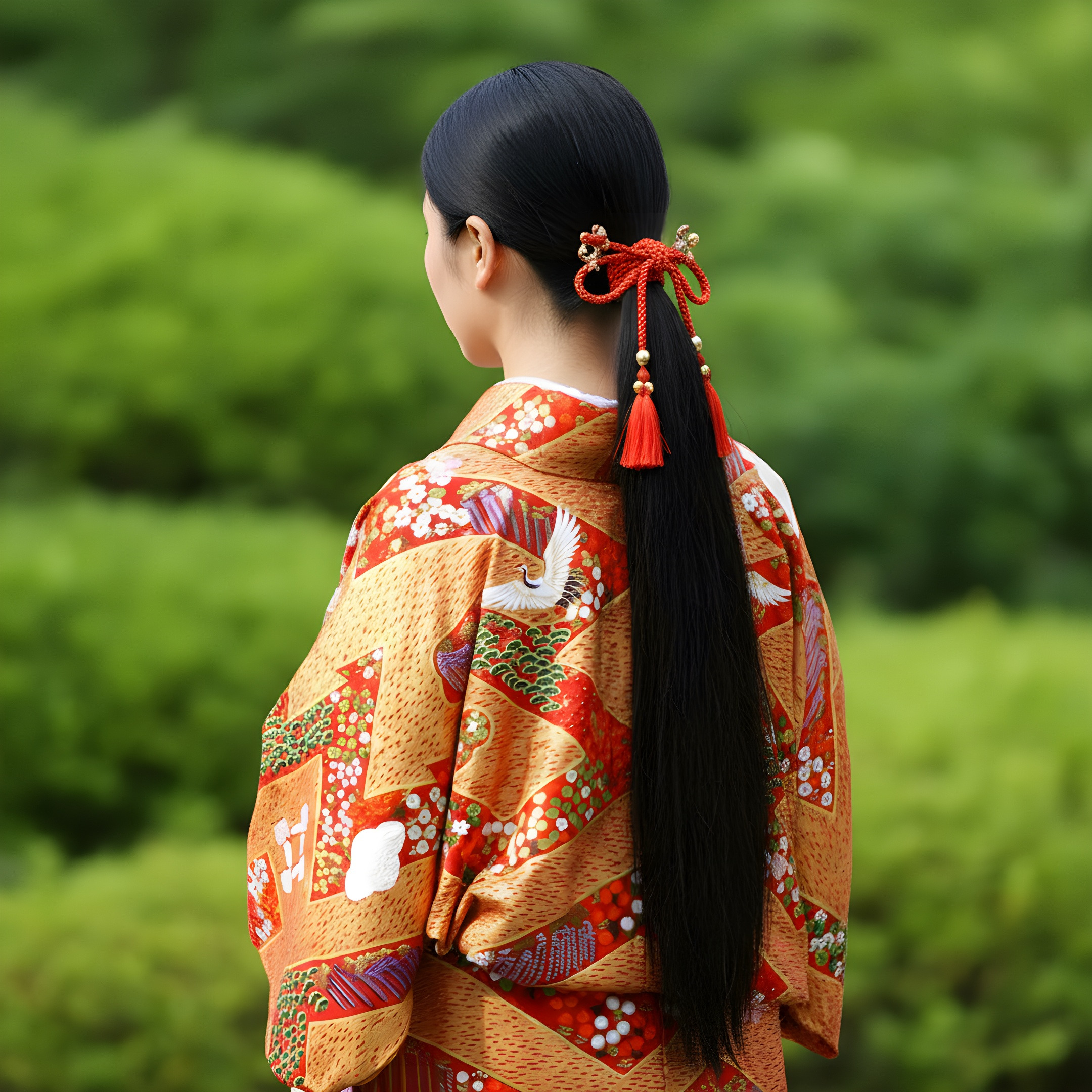 Girl in Kimono 1